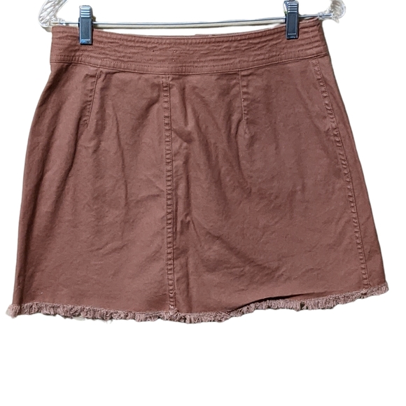 Madewell Button Front Skirt Size 6 - Picture 2 of 11